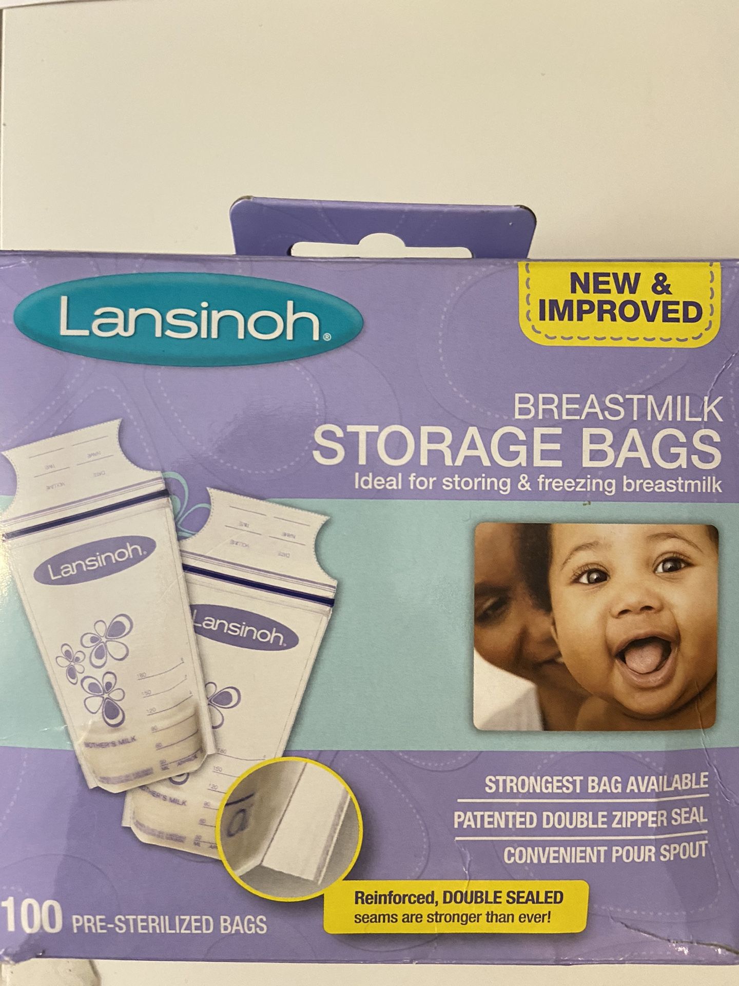 lansinoh breastmilk storage bags 100 count