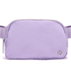NEW Belt Bag for Women, Fashion Waist Packs, Crossbody Bags, Everywhere Belt Bag with Adjustable Strap (Lilac Purple) Gift 