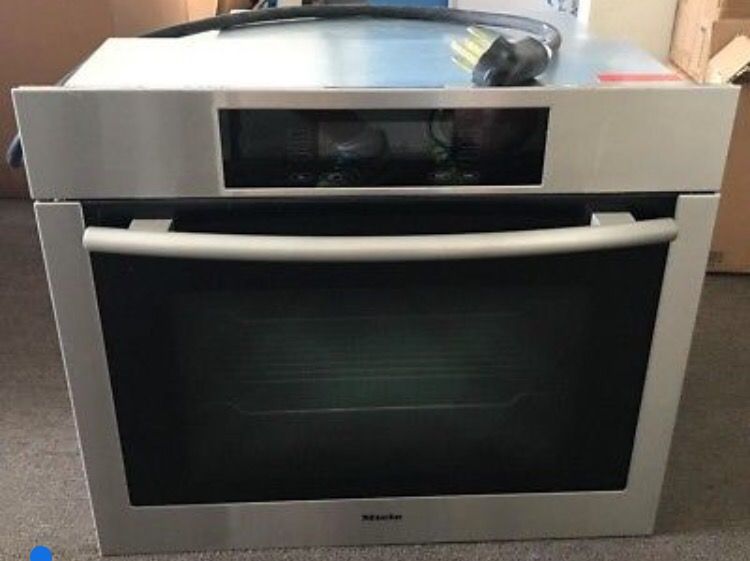 Miele 28" Built-In Wall Electric Oven Stainless 208V H4780B Made In Germany