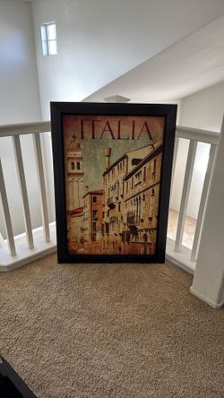 Italia frame Poster Picture Art Work