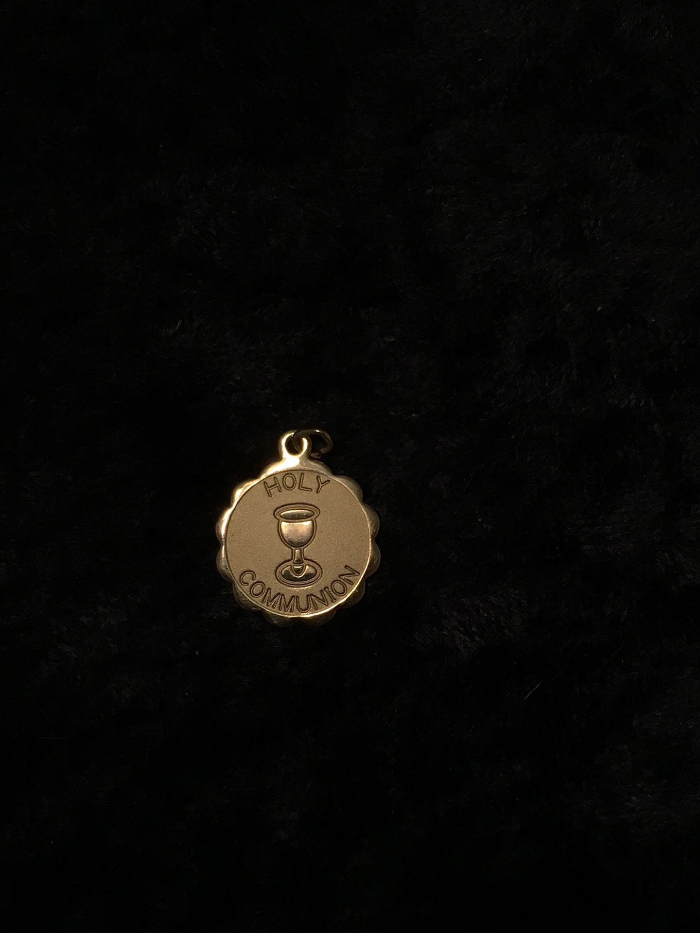 Antique 14k Gold holy communion Charm