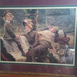 Mother And Children Print