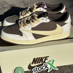 Travis Scott Jordan 1 Low “Reverse Mocha” – Size 10(Men’s)