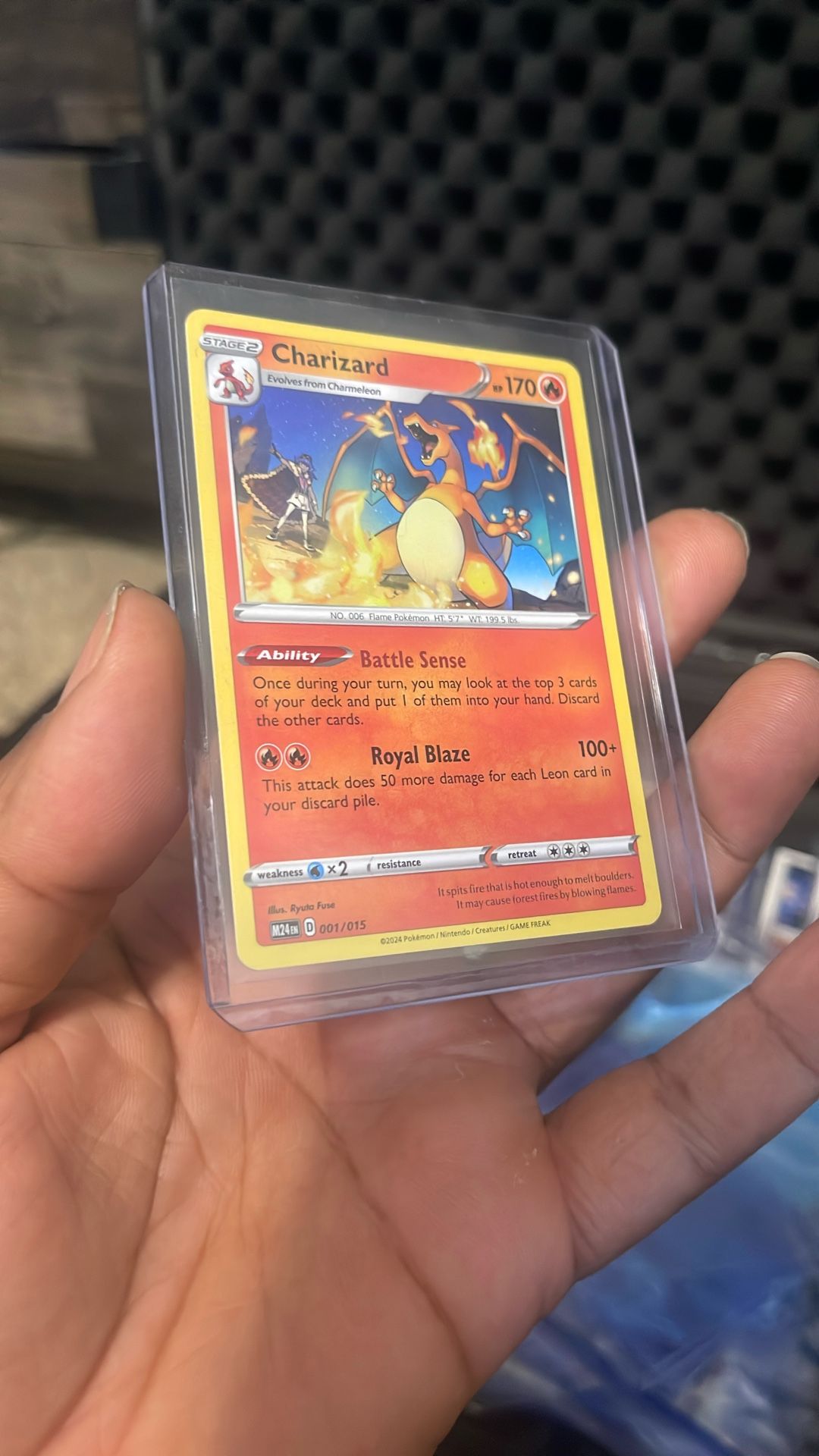charizard pokemon card 1 million Charizard Pokemon Card Holographic Credit Card Holographic Credit Card Skin  – Anime Town Creations