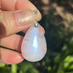 Sterling Silver Moonstone Pendant