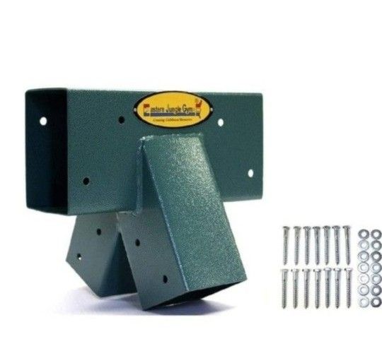 90° A-Frame Swing Set Bracket Heavy Duty for Ez, Simple Install - DIY Swing Set Parts
