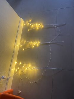 LED Lighted Willow Branches White (2)