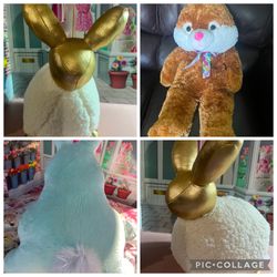 Easter Stuffed Bunnies, 10 Each 