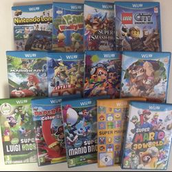 Wii U Games for sale - see list for sale