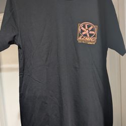 LZMFG Racing " Pursuit Of Perfect R34 " Black T Shirt Purple Bronze (Medium)