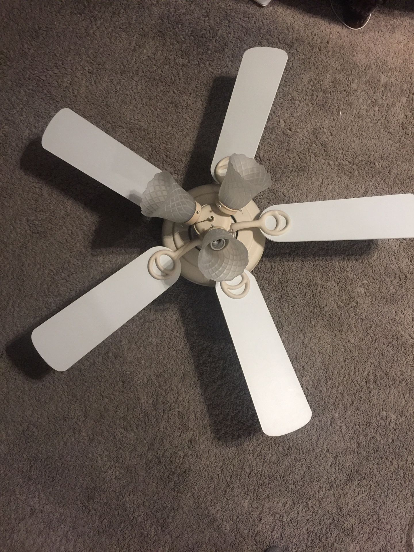 Harbor Breeze ceiling fan 42” Ocracoke matt white for Sale in Highland