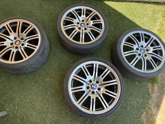 BMW Wheel Rims E90 E92 E93 M3 Style 220 Silver 19x8.5" 19x9.5" SET *