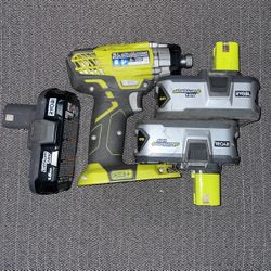 18 V Ryobi drill set