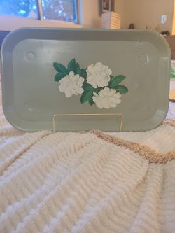 Vintage Metal Serving Tray