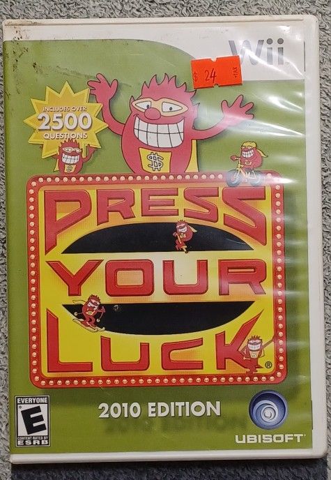 Press Your Luck Wii Game Show Wammys Video Game 2010 Edition