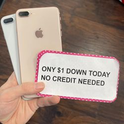Apple IPhone 8 Plus Unlocked - PAYMENTS AVAILABLE With $1 DOWN - NO CREDIT NEEDED