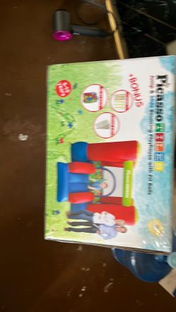 Picasso Tiles Inflatable Bounce House Playtime with Ball Pit