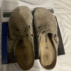 Taupe Birkenstock Clogs