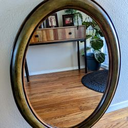Vintage Oval Mirror 