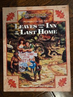 TSR Dragonlance Leaves from the Inn of the Last Home AD&D 2E Sourcebook 1993 VG