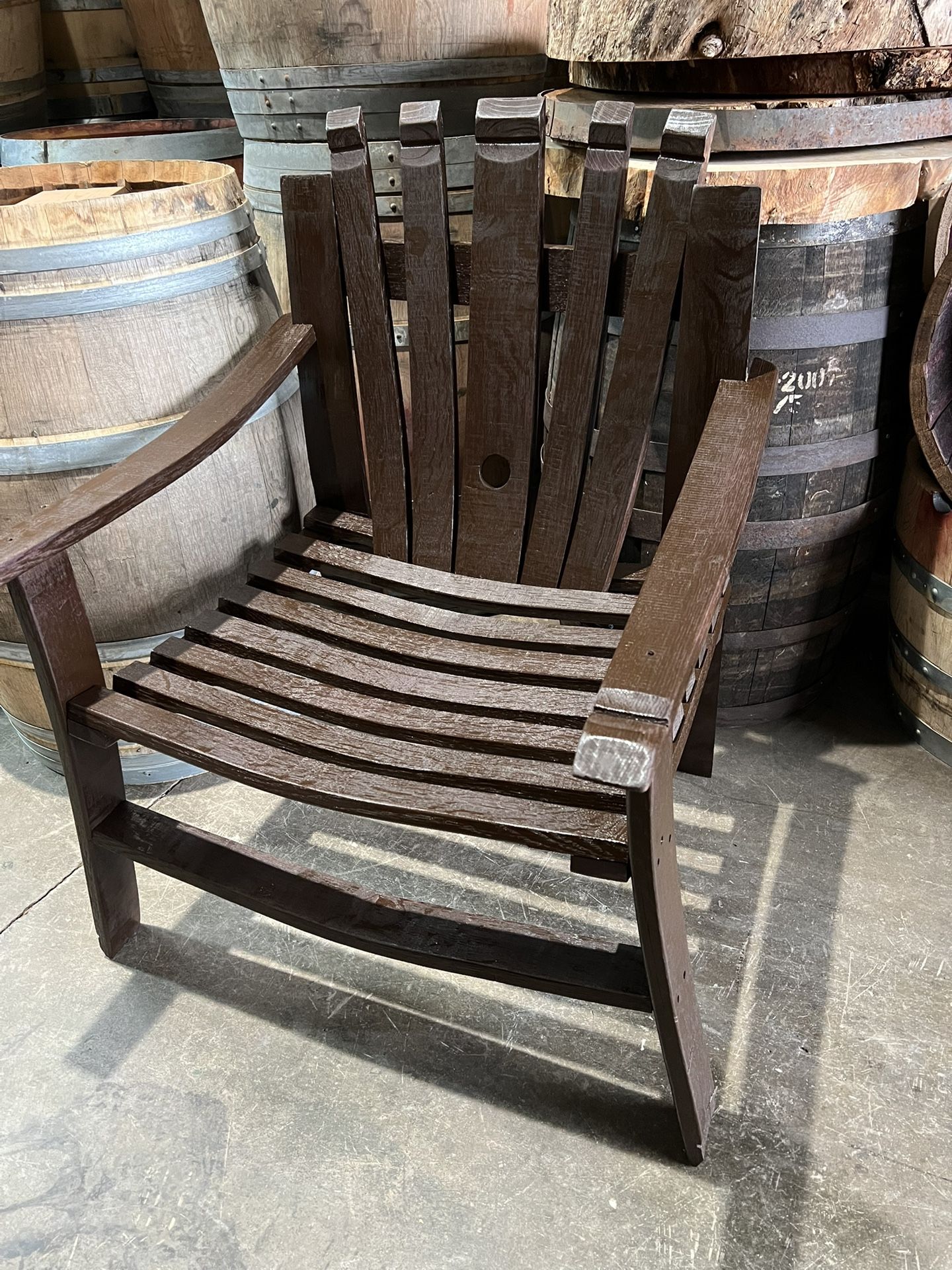 Wine Barrel Patio Furniture Chairs For Sale 