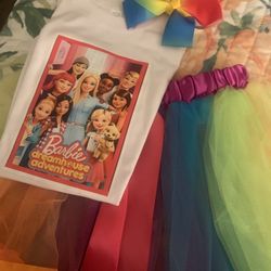 Barbie 4T Party Outfit Tutu Set