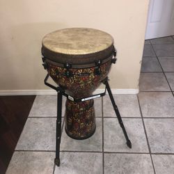 Remo Djembe Signature Series Leo Mobley, & Stand