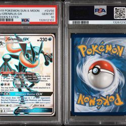 Pokémon Greninja GX Graded PSA 10 X2
