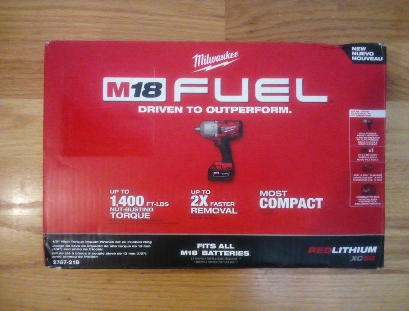 Milwaukee M18 Fuel 1/2" High Torque Impact Wrench