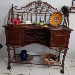 DINING ROOM BUFFET + WINE RACK