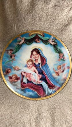 Sandra Kuck "Peace on Earth" Limited Edition Collector Plate (1992)