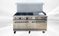 60 ins 6b24g NSF oven range HFSO-60-G24