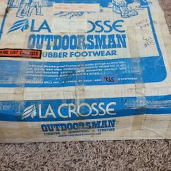 vintage lacrosse waders hip boots outdoorsman size 13 rubber box Hunting Fishing Work 