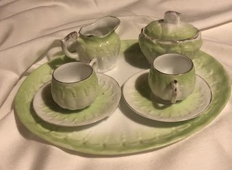 Little Green Antique Tea Set that could++