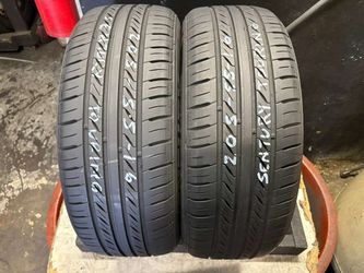 205-55-16 Sentury Touring Used Tire Pair $120 Free Mounting And Balancing