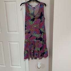 Multicolor sleeveless dress