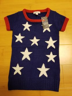 Brand new Pumpkin Patch girls USA dress, 6T