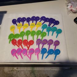 Cup Cake Tops For Birthday  43 Ct