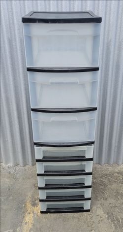 Plastic Drawer Storage Unit