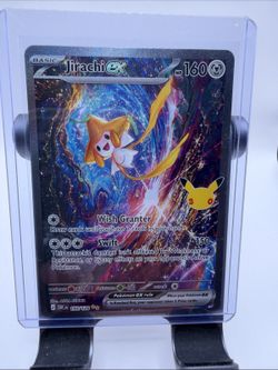 30th Anniversary Jirachi EX 155/128 XY Roaring Skies Full Art EX SIR English