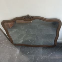 Drexel Wood Frame Mirror