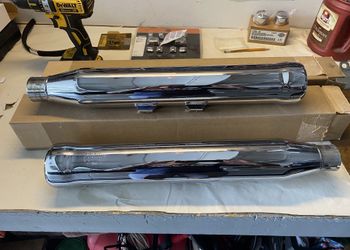 Cobra 3" Chrome Neighbor Hater Slip-On Mufflers (6042)