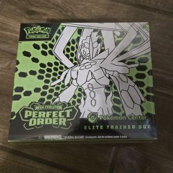 Perfect Order Pokemon Center ETB-Tear on the box