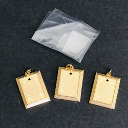 Vintage 1970’s Picture Portrait Charm Jewelry With Instructions