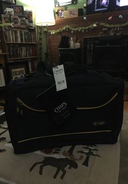 Brand New Champs Satchel Navy Blue W/Yellow Trim