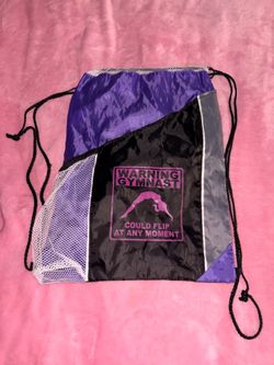 Gymnastics draw string bag