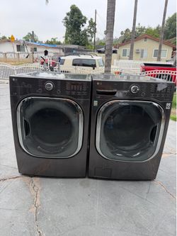 XXL washer and gas dryer