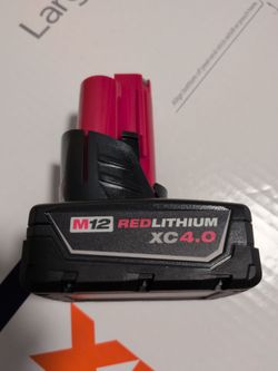 Milwaukee M12 4ah battery