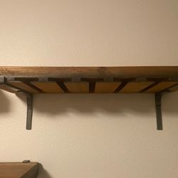 Ballard Design Shelves With Wine Holder