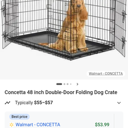 Dog Cage black